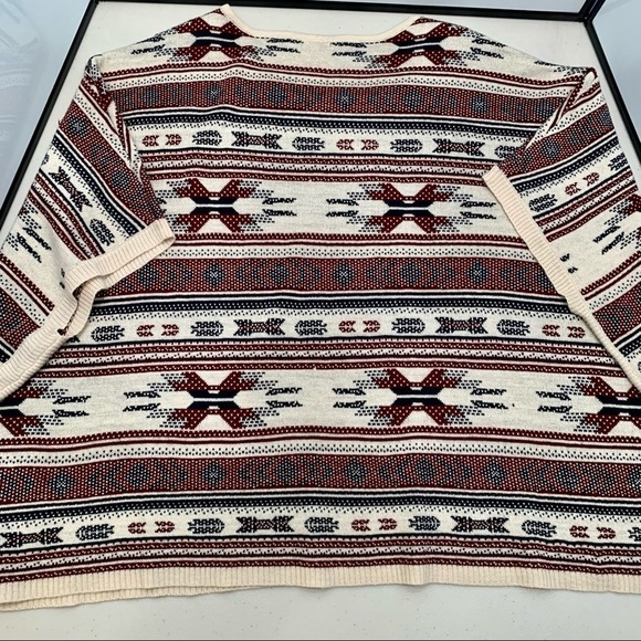 Hannah Sweater Adult Size XL Aztec Pattern Women - Picture 4 of 7